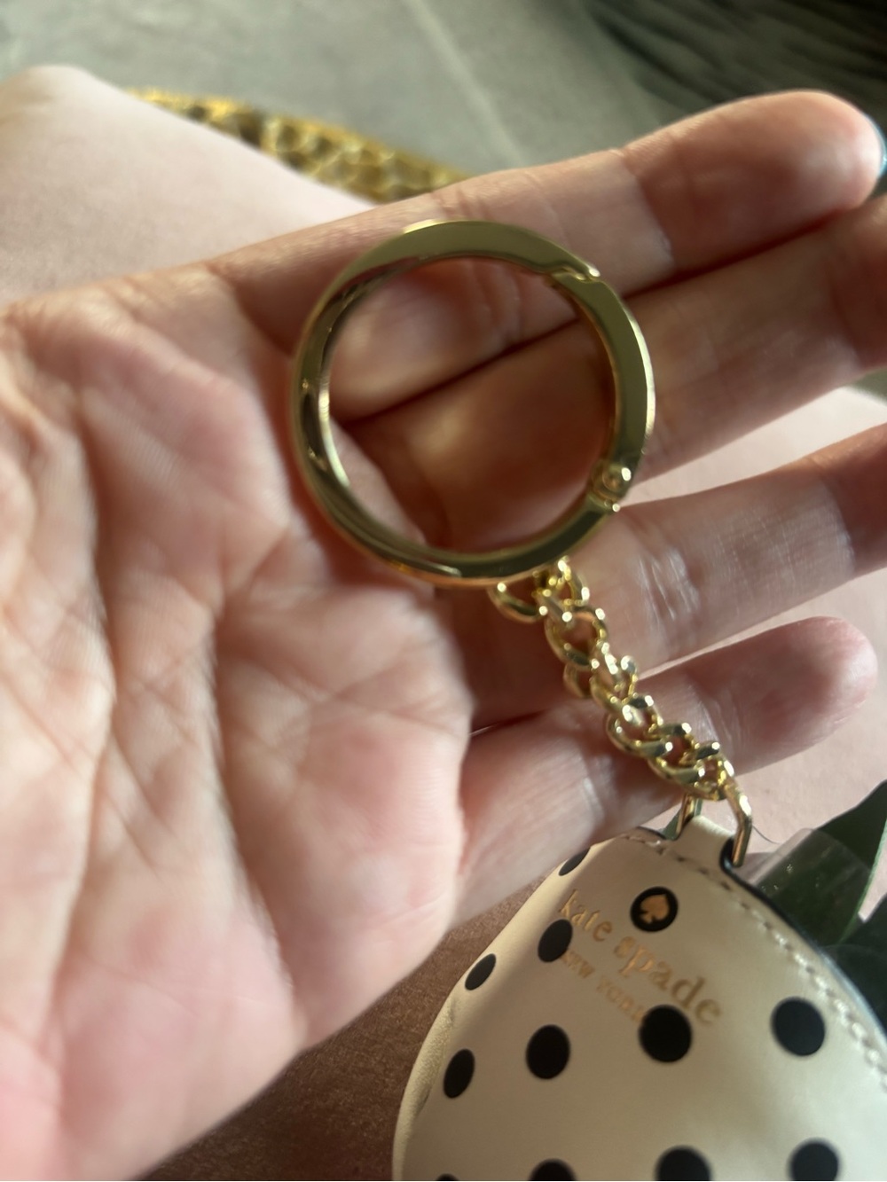 Kate Spade Flora Flower Bouquet Keyring Bag Charm - Picture 6 of 8
